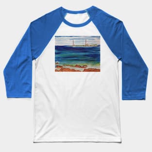 Thatcher Island Lighthouses Baseball T-Shirt